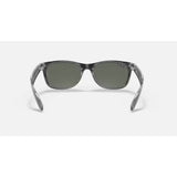 RAYBAN - NEW WAYFARER | Black on Transparent w/ Green Polarized - The Cabana.ca