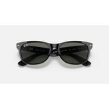 RAYBAN - NEW WAYFARER | Black w/ Green