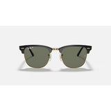 RAYBAN - CLUBMASTER | Black Arista w/ Green Polarized