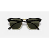 RAYBAN - CLUBMASTER | Black Arista w/ Green