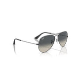 RAYBAN - AVIATOR | Gunmetal w/ Grey Gradient