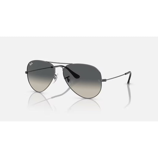RAYBAN - AVIATOR | Gunmetal w/ Grey Gradient
