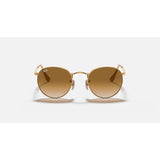 RAYBAN - ROUND METAL |  Matte Arista w/ Light Brown Gradient - The Cabana.ca