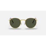 RAYBAN - ROUND METAL NEW | Gold w/ Green