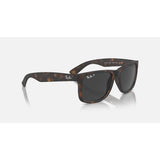 RAYBAN - JUSTIN | Havana Rubber w/ Dark Grey Polarized