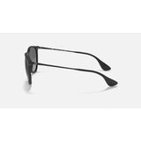RAYBAN - ERIKA | Black Rubber w/ Light Grey Polarized
