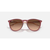 RAYBAN - ERIKA | Polished Rubber Violet w/ Pink Gradient Brown