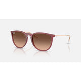 RAYBAN - ERIKA | Polished Rubber Violet w/ Pink Gradient Brown