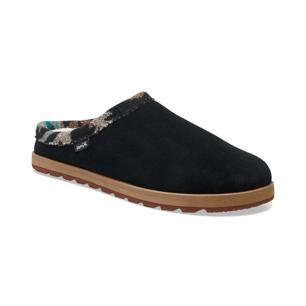SANUK - CLOUD LOUNGER (MENS) | BLACK SUEDE