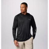 COLUMBIA - TERMINAL TACKLE HOODIE | BLACK COOL GREY LOGO
