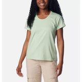 COLUMBIA - SUN TREK TEE | SAGE LEAF HEATHER