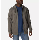 COLUMBIA - TREK II FULL ZIP FLEECE | CHARCOAL HEATHER CSC LOGO