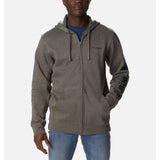 COLUMBIA - TREK II FULL ZIP FLEECE | CHARCOAL HEATHER CSC LOGO