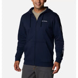 COLUMBIA - TREK II FULL ZIP FLEECE | COLLEGIATE NAVY CSC LOGO