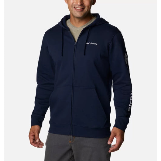 COLUMBIA - TREK II FULL ZIP FLEECE | COLLEGIATE NAVY CSC LOGO