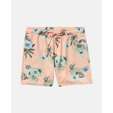 RVCA - RESORT ELASTIC 16" SWIM TRUNK | PEACH/BLACK