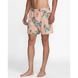 RVCA - RESORT ELASTIC 16" SWIM TRUNK | PEACH/BLACK