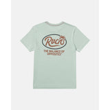 RVCA - FROND SCRIPT T-SHIRT | BLUE HAZE