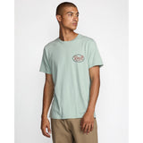 RVCA - FROND SCRIPT T-SHIRT | BLUE HAZE