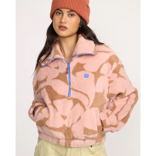 BILLABONG - BARRA HALF ZIP FLEECE | RINSE BLUE