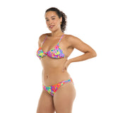 BODY GLOVE - ROMY KENNA TRIANGLE SLIDER TOP | KEY LIME