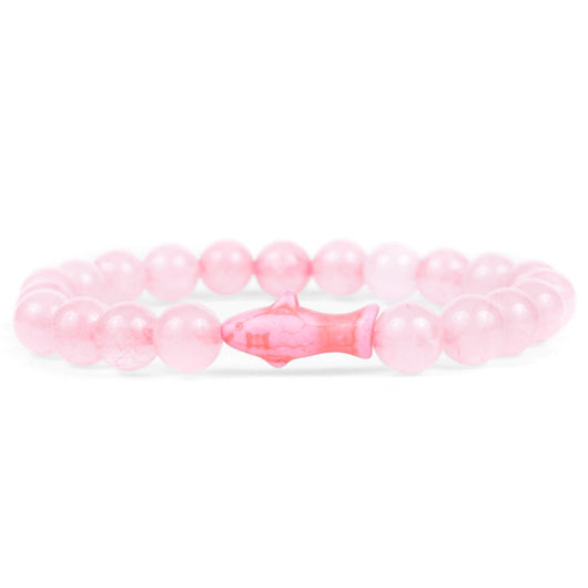 FAHLO - SHARK TRACKING BRACELET | CORAL REEF PINK