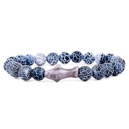 FAHLO - SHARK TRACKING BRACELET | DEEP BLUE
