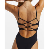 BILLABONG - SOL SEARCHER STRAPPY ONE PIECE | BLACK PEBBLE