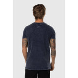 TEAMLTD - OPEN TEE | ACID WASH NAVY