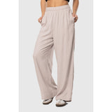 TEAMLTD - LINEN PANT | GREY LILAC