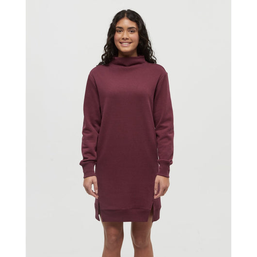 TENTREE - COLTER DRESS | Deep Burgundy