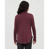TENTREE - HIGHWOOD TURTLENECK SWEATER | Deep Burgundy