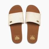REEF - BLISS NIGHTS SLIDE | WHITE/TAN