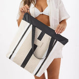 ALOHA COLLECTION - Lineup Day Tripper Tote Bag | Latte