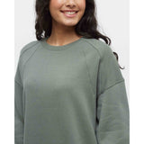 TENTREE - WOMENS BLUFFS CREW | Agave Green