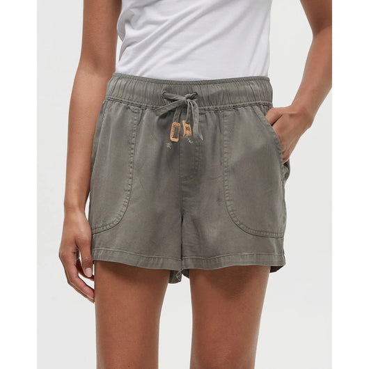 TENTREE - TENCEL INSTOW SHORT | Agave Green