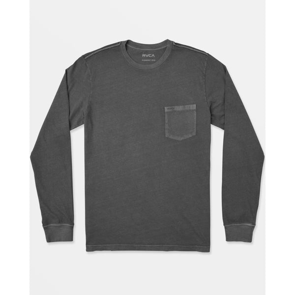 RVCA - PTC PIGMENT LONGSLEEVE TEE | PIRATE BLACK