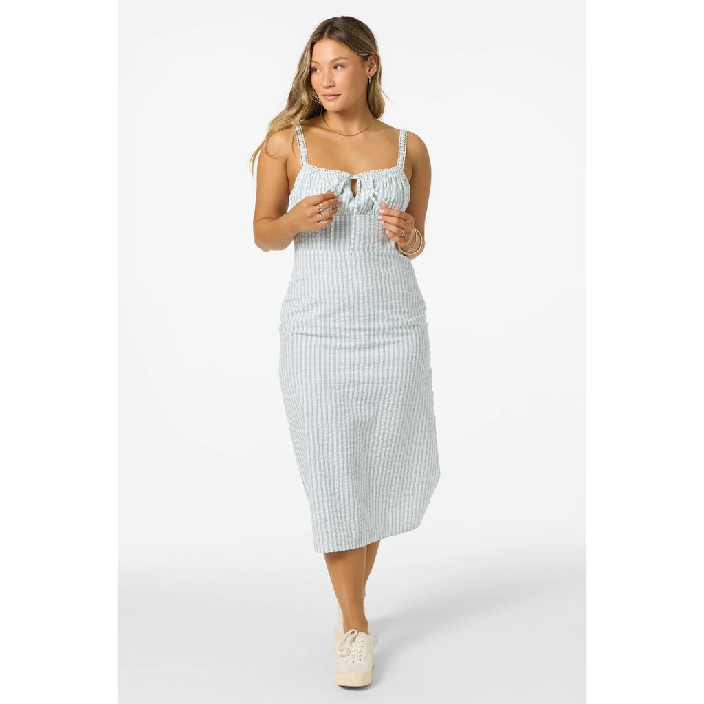 TheCabana.ca - ONEILL - WILEY PLAID MIDI DRESS | Winter White