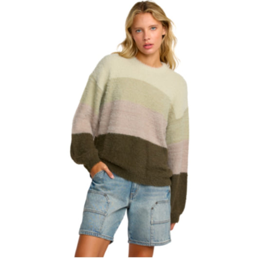 RVCA - TY SWEATER TOP | CYPRESS GREEN