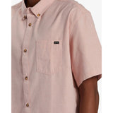 BILLABONG - ALL DAY SS BUTTON-UP | DUSTY PINK