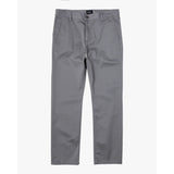 RVCA - WEEKEND STRETCH STRAIGHT FIT PANT | SMOKE