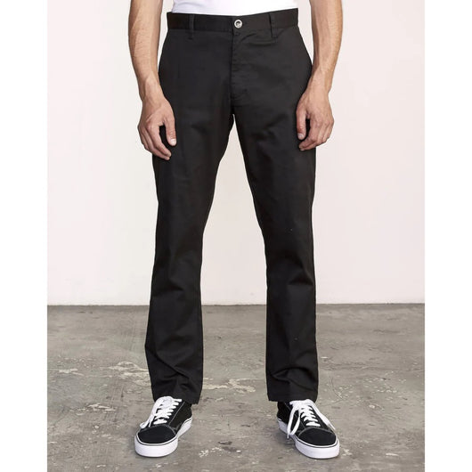 RVCA - WEEKEND STRETCH STRAIGHT FIT PANT | BLACK