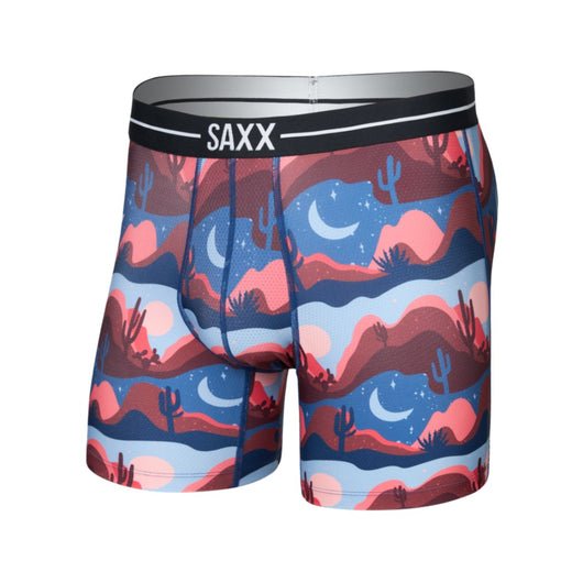 SAXX - VOLT BREATHABLE MESH BOXER BRIEF | Canyon Daze Red Clay