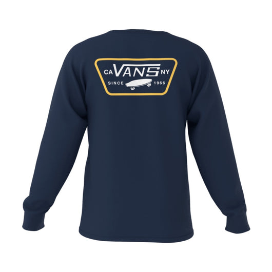 VANS - FULL PATCH BACK LONGSLEEVE | NAVY/SAMOAN SUN