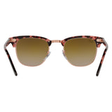RAYBAN - CLUBMASTER | Pink Havana w/ Gradient Brown