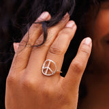 PURA VIDA - PEACE RING | SILVER