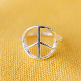 PURA VIDA - PEACE RING | SILVER