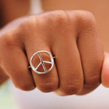 PURA VIDA - PEACE RING | SILVER