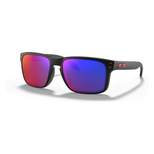 OAKLEY - HOLBROOK | Matte Black w/ + Red Iridium - The Cabana