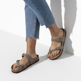 BIRKENSTOCK - MAYARI BF | Nubuck Stone - The Cabana.ca